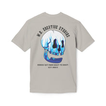 Load image into Gallery viewer, Blue Fire Skullz Tee